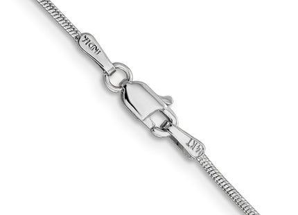 14k White Gold Chains Style WSNA100 - Classique Jewelry Inc.