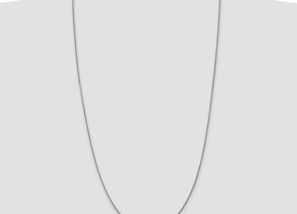 14K White Gold Round Snake Lobster Clasp Chain (Style WSNA160-30)