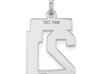 14k White Gold Jewelry Style WSS21 - Classique Jewelry Inc.