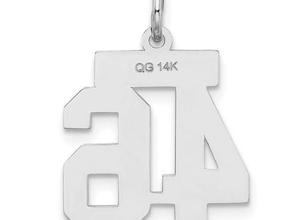 14k White Gold Jewelry Style WSS46 - Classique Jewelry Inc.