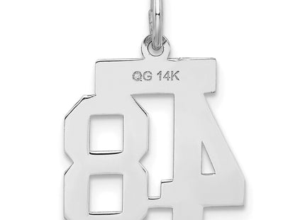 14k White Gold Jewelry Style WSS48 - Classique Jewelry Inc.