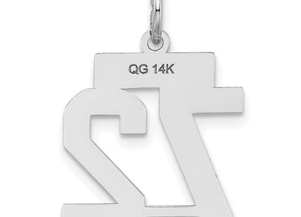 14k White Gold Jewelry Style WSS72 - Classique Jewelry Inc.
