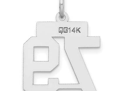 14k White Gold Jewelry Style WSS79 - Classique Jewelry Inc.