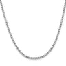 14k White Gold Complete 6.68 carat Round AAA Diamond 17. Necklace
