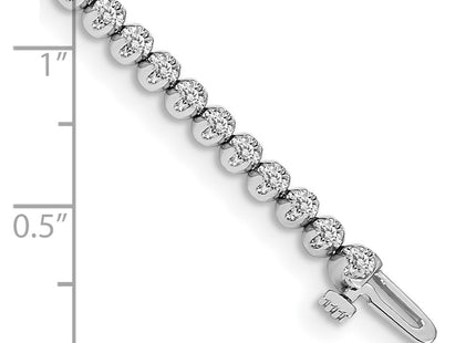 14k White Gold Bracelets Style X10003WVS - Classique Jewelry Inc.