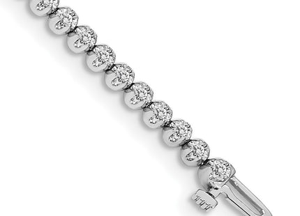 14k White Gold Bracelets Style X10003WA - Classique Jewelry Inc.