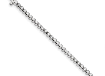 14k White Gold Bracelets Style X10004WA - Classique Jewelry Inc.
