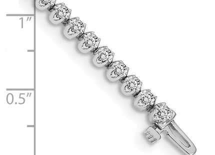 14k White Gold Bracelets Style X10004WVS - Classique Jewelry Inc.
