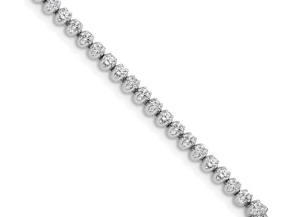 14k White Gold Bracelets Style X10004WA - Classique Jewelry Inc.