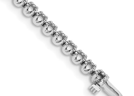 14k White Gold Bracelets Style X10005W - Classique Jewelry Inc.