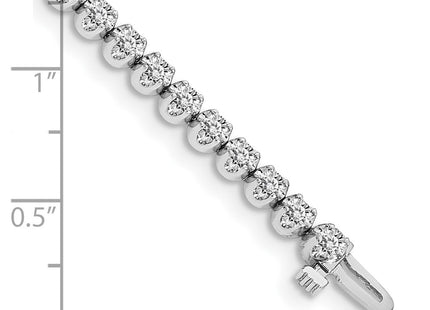 14k White Gold Bracelets Style X10005WA - Classique Jewelry Inc.