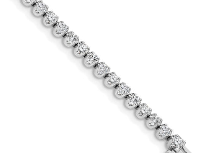 14k White Gold Bracelets Style X10005WAAA - Classique Jewelry Inc.