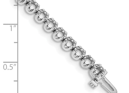 14k White Gold Bracelets Style X10006W - Classique Jewelry Inc.