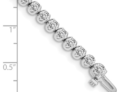14k White Gold Bracelets Style X10006WAAA - Classique Jewelry Inc.