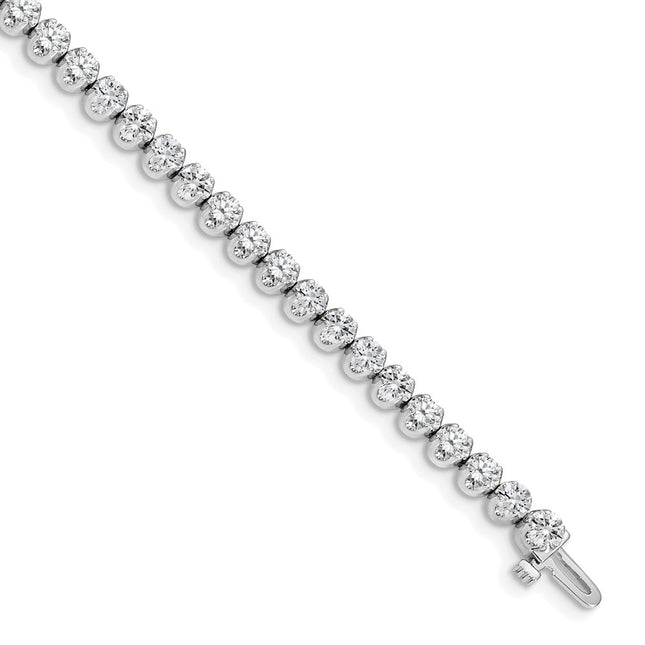 14k White Gold Bracelets Style X10006WA - Classique Jewelry Inc.