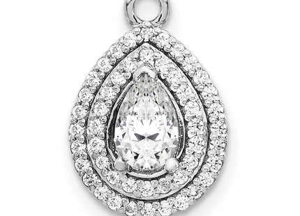 14k White Gold Pendants Style X10013WVS - Classique Jewelry Inc.