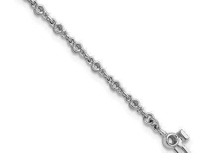 14k White Gold Bracelets Style X10016W - Classique Jewelry Inc.