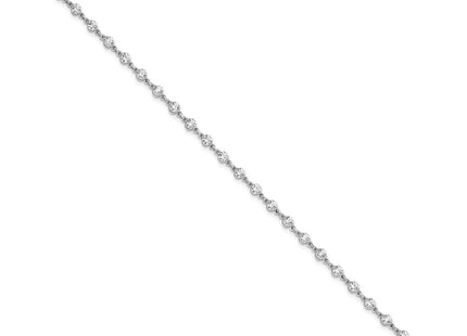 14k White Gold Bracelets Style X10018WAAA - Classique Jewelry Inc.