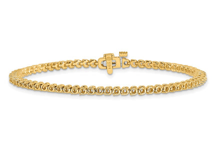 14k Yellow Gold Bracelets Style X10019 - Classique Jewelry Inc.