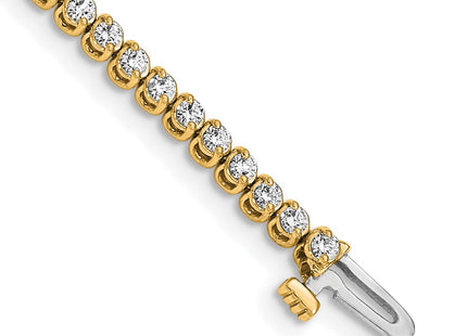 14k Yellow Gold Bracelets Style X10019VS - Classique Jewelry Inc.