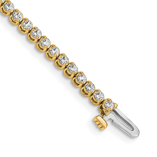 14k Yellow Gold Bracelets Style X10019VS - Classique Jewelry Inc.