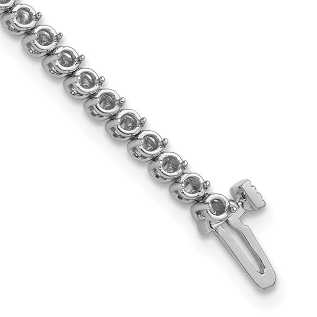 14k White Gold Bracelets Style X10019W - Classique Jewelry Inc.