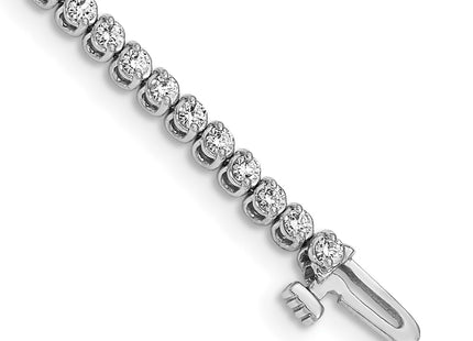 14k White Gold Bracelets Style X10019WAA - Classique Jewelry Inc.
