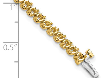 14k Yellow Gold Bracelets Style X10020 - Classique Jewelry Inc.