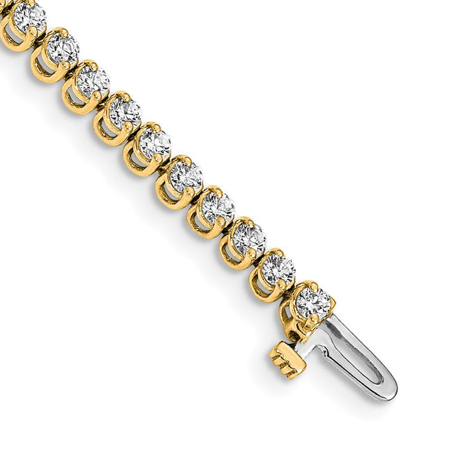 14k Yellow Gold Bracelets Style X10020VS - Classique Jewelry Inc.