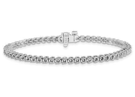 14k White Gold Bracelets Style X10020W - Classique Jewelry Inc.