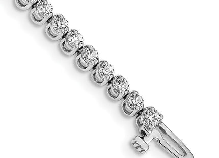 14k White Gold Bracelets Style X10020WVS - Classique Jewelry Inc.