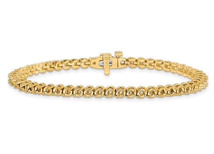 14k Yellow Gold Bracelets Style X10021 - Classique Jewelry Inc.