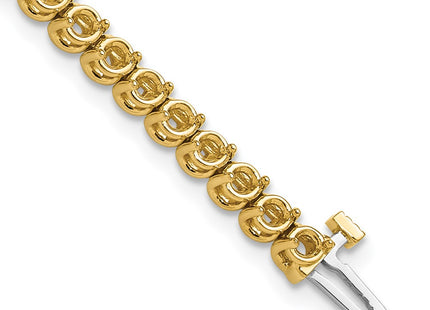14k Yellow Gold Bracelets Style X10021 - Classique Jewelry Inc.