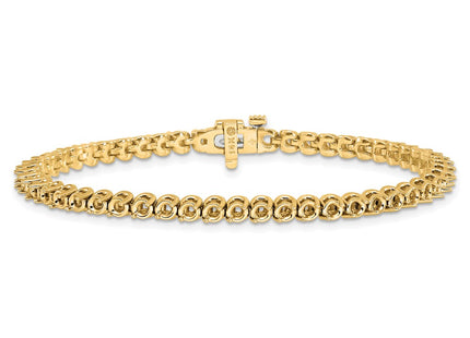 14k White Gold Bracelets Style X10021W - Classique Jewelry Inc.
