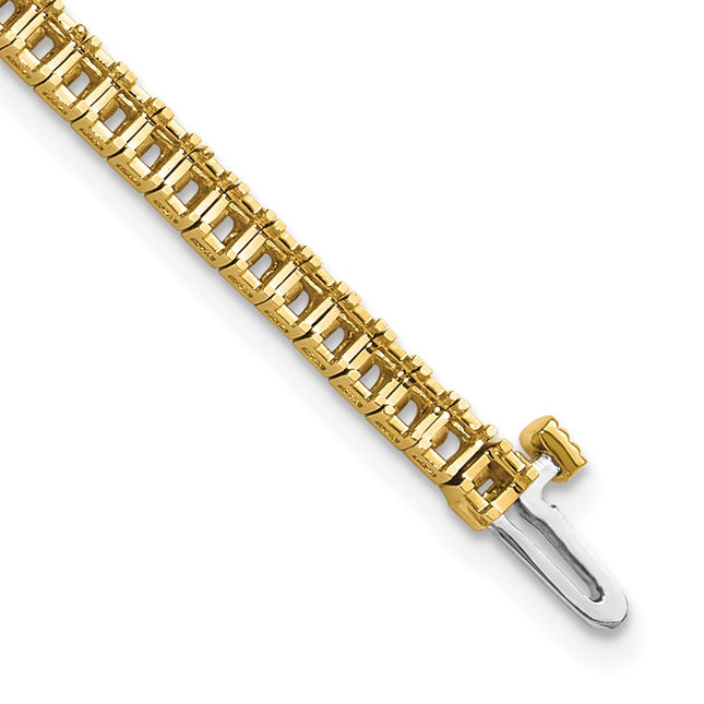 14k Yellow Gold Bracelets Style X10022 - Classique Jewelry Inc.