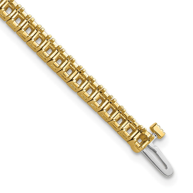 14k Yellow Gold Bracelets Style X10023 - Classique Jewelry Inc.