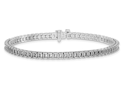 14k White Gold Bracelets Style X10024W - Classique Jewelry Inc.