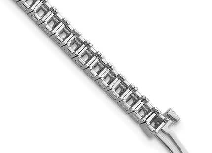14k White Gold Bracelets Style X10024W - Classique Jewelry Inc.