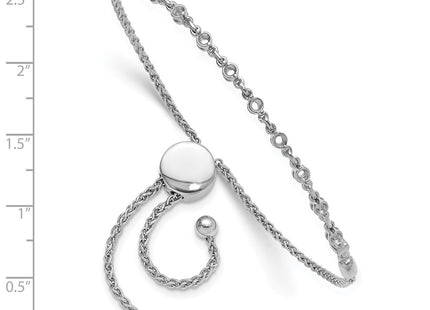 14k White Gold Bracelets Style X10025W - Classique Jewelry Inc.