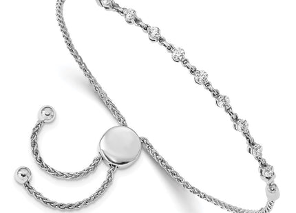 14k White Gold Bracelets Style X10025WA - Classique Jewelry Inc.
