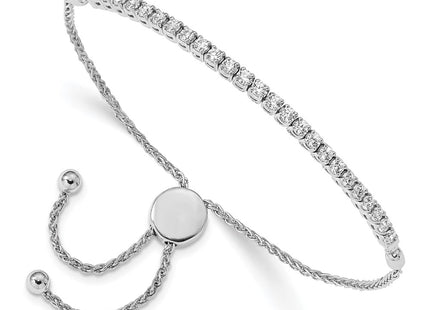 14k White Gold Bracelets Style X10026WAAA - Classique Jewelry Inc.