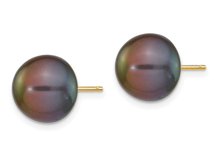 14k Yellow Gold Earrings Style X100BB - Classique Jewelry Inc.