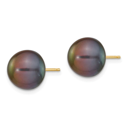14k Yellow Gold Earrings Style X100BB - Classique Jewelry Inc.