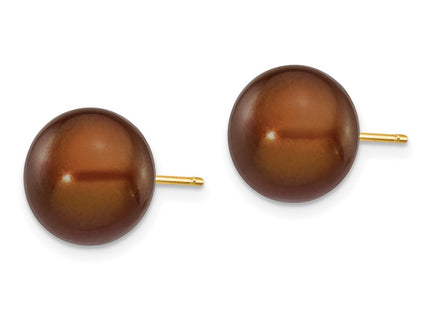 14k Yellow Gold Earrings Style X100BC - Classique Jewelry Inc.