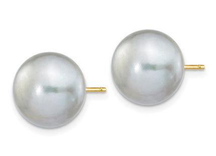 14k Yellow Gold Earrings Style X100BG - Classique Jewelry Inc.