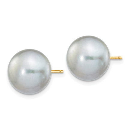 14k Yellow Gold Earrings Style X100BG - Classique Jewelry Inc.
