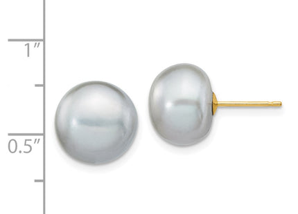 14k Yellow Gold Earrings Style X100BG - Classique Jewelry Inc.