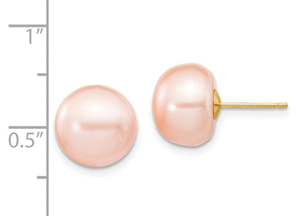 14k Yellow Gold Earrings Style X100BPI - Classique Jewelry Inc.