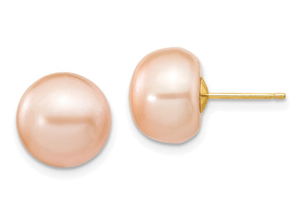 14k Yellow Gold Earrings Style X100BPI - Classique Jewelry Inc.