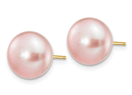 14k Yellow Gold Earrings Style X100BPU - Classique Jewelry Inc.